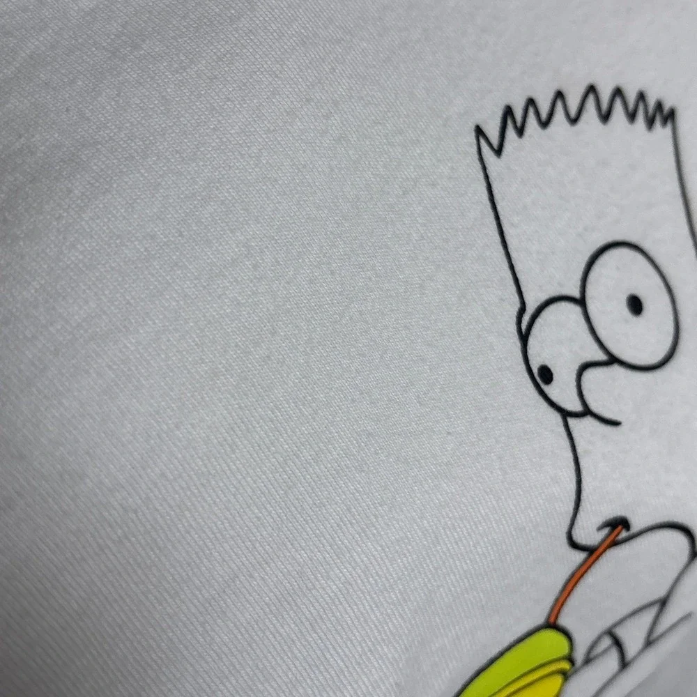 Adidas x Simpsons Shirt XL White Bart Simpson Skateboard Squishee Graphic Tee